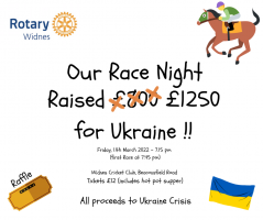 Race Night funds avoidable blindness programme